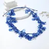 Chains Trendy Petal Chain Necklaces For Women Resin Rope Necklace Girls Flower Elegant Wedding Jewelry Summer Travel Gifts