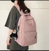 Backpack Cute School Kawaii Pink Blue Black Bag Korean Style Casual Travel Fashion Big Capacity Student Large