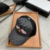 2024SS Designers Mens Baseball Caps Brand Tiger Head Hats bee snake Embroidered bone Men Women Sun Hat Sports mesh Cap #03