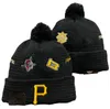 Pittsburgh''irates''Beanis Bobble Hats Baseball Ball Caps 2023-24 Projektant mody Bucket Hat Chunky Knit Faux PO Beanie Hat Christmas Hat