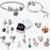 925 sterling silver charm bracelets for women fashion designer jewelry gift DIY fit Pandoras bracelet Aladdins Jasmins Genies Charm Gift Set with box wholesale