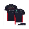 Мотоциклетная одежда F1 Гоночный костюм Летняя командная рубашка с лацканами в одном стиле на заказ Прямая доставка Мобильные аксессуары для мотоциклов Dhdji