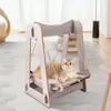 Kennels Pens Cat Swing Mamock مقعد خشبي