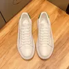 Brand casual men White leather sneaker platform flats district leather Low-Top sneaker downtown Brushed lace up trainers low top walking with box 38-44