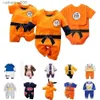 Zestawy odzieży Anime Anime Romper Baby Baby Girl Tosit Noworodka Kostium Halloween Cosplay Cosplay Ubrania dla niemowląt Onesie 0-24 miesiące 231202