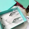 Designer Wine Glasses Goblets Brand Champagne Glasses Birthday Gift Holiday Gift Set with Original Box