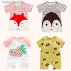Clothing Sets Newborn Baby Clothing Boy Girl baby clothes items Cotton Bodysuit Summer Short Sleeve Romper Infant Toddler sleepwearL231202