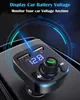 Handsfree Call Car Charger Wireless Bluetooth FM Transmitter Radio Receiver Mp3 Audio Music Stereo Adapter Dual USB Port Charger Compatible for All Smartphones