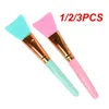 Makeup Brushes 1/2/3PCS Silicone Mask Brush Multi-Function Mud Mixing Facial Foundation Skin Care Cosmetic Beauty Tool