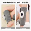 Foot Massager Wireless Electric Leg Massager Device Rechargeable Air Compression for Pain Relief Calf Muscle Fatigue Relax Massage Health Care 231202