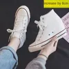 Dress Shoes Arrival Women 8CM Hidden Heel Platform Wedge Canvas Outdoor White Black Fashion Girls Sneaker A68 231201