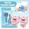 Orologi per bambini Orologio walkie-talkie per bambini Giocattolo 2 pezzi Giocattoli elettronici Gadget spia per bambini Gamma di radiotelefoni per bambini Regalo di compleanno per ragazze dei ragazzi 231201