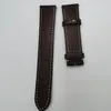 Assista Bandas 18 20mm Marrom / Preto Pulseira de Couro Banda Original Masculina com Fivela de Aço Inoxidável Fit para Largura