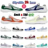 Plattform -Laobers Amerika Casual Schuh Sport luxuriöser Americas Cup Marke Outdoor Sport Gummi Sohle Herren Damen Patent Leder -Sneakers Original OG Trainer große Größe große Größe