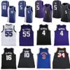 5 de Aaron Fox 10 Domantas Sabonis City Basketball Jersey Jersey Jersey Drazen Petrovic Chris Webber Mike Bibby Jason Williams Peja Stojakovic 34 Ray