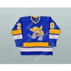 Personnalisé JACK CARLSON 20 BLEU WHA 1974-75 MINNESOTA FIGHTING SAINTS JERSEY DE HOCKEY NOUVEAU Top cousu S-M-L-XL-XXL-3XL-4XL-5XL-6XL