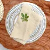 Table Napkin Factory Direct Cloth Napkins Set of 40 Gauze Crepe Cotton Fabric 42x42cm Christmas Tea Towel Kitchen Wedding Table Easter Deco 231202