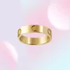 Love Ring Designer Rings for Women / Men Ring Wedding Gold Band Luxury Jewelry Accessoires Titanium Steel-Gold-plaqués Never Fade Allergic 217866875793680