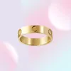 ANILLOS DEL AMOR Rings para mujeres/hombres Anillo Boda de oro Banda de oro Accesorios de joyas de lujo Titanio Titanium Gold-Plated Never Fade Allergic 217866879473001