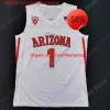 Arizona Wildcats Basketball Jersey NCAA College Oumar Ballo Kerr Kriisa Courey Ramey Pelle Larsson Henderson Jr. Boswell Green Bibby