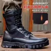 Boots 2023 Cowboy For Mens Winter Warm Tactical Shoes Fashion Brand Hunting Man Outdoor Army Combat Men