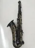 Super desempenho profissional tenor sax b melodia plana musical melhor qualidade preto ouro T-992 tenor novo saxofone