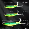 Esche esche 1 set Whopper Plopper Minnow Fishing Lure13g15g35g Crankbaits artificiale esca dura Wobbler coda rotante attrezzatura 231202