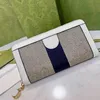 Unisex Genuine leather wallet clutch purse classic single zipper wallets long purse card holder with box dust bag301G