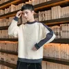 Erkek Hoodies Half Buttleneck Sweatshirt Erkekler Çift Taraflı Velvet Kalınlaştırılmış Sonbahar Kış Gezgin Mektup Alt Gömlek Gençler Preppy Top