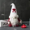 Fabrik grossist 3 stilar 28 cm huva ansiktsdocka gnome jultomten plysch leksaker barn semestergåvor