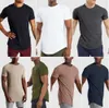 LL-FZ863 Heren T-shirts Tops Gymkleding Zomeroefening Fitnesskleding Sportkleding Hardlopen Losse shirts met korte mouwen