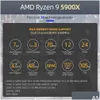 Cpus Amd Nieuwe Ryzen 9 5900X 3,7 Ghz 12-Core 24-draads Cpu-processor Am4 Gamer R9 Onderdelen Accessoires 7Nm 64M 100-000000061 Drop Delivery Dhy2P