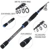 Boat Fishing Rods Sougayilang 18212427m staaf Koolstofvezel Telescopische paal Super Light Twee kleuren Tackle voor 231213