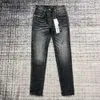 Jeans Mens Purple Designer Pants Ripped Straight Regular Denim Tears Loose Washed Chg23071919 H8