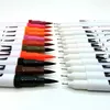 Watercolor Brush Pens 12/60//100/120PCS Dual Tip Brush Marker Pen Fine Liner Watercolor Art Markers For Coloring Drawing Painting sketching markers 231202
