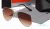 Designer-Piloten-Sonnenbrille für Herren, Rale Ban-Brille, Damen-Schutzbrille, Echtglas-Linse, goldfarbener Metallrahmen, Fahren, Angeln