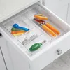 Clothing Storage 2.3 In. H X 7 W 12 D Plastic Adjustable Expandable Drawer Organizer Shoe And Drawe