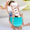 Keychains Crystal Lover Couples Shoes Rhinestone For Bag Buckle Pendant Key Chains Christmas Gift