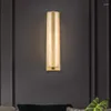 Lampada da parete in vetro stile moderno arredamento Luminaria led wireless intelligente letto luce esterna stili antichi