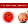 Wsparcie nadgarstka LED Basketball Light Up Bright Streetball klasyczny rozmiar 7 Luminous świecące na prezent urodzinowy 231202