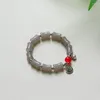 Braccialetti con ciondoli Bracciale con perline di bambù realizzato a mano per le donne Accessorio per polsini intrecciati unici Gioielli da uomo dal design originale Bella coppia