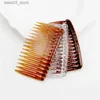 Headwear Hair Accessories 6pc/Pack Women 16 Teeth Hair Combs Tiaras Girl's Bangs Clips Top Hair Fixed DIY Handgjorda frisyrdesigntillbehör Q231204