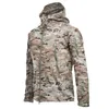 TACVASEN Winter Militaire Fleece Jas Heren Soft shell Jas Tactische Waterdichte Leger Jassen Jas Airsoft Kleding Windjack 210927