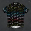 Zestawy wyścigowe Twin Six 6 Retro Cycling Jersey Funny Men Road Mtb Rower Rower z krótkim rękawem Ubranie odzieży sportowej