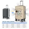 Torba części akcesoria wzorca zwierząt walizka pokrowca podróż moda wycieka wycieczkowa wakacyjna obudowa bagażu 231201