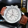 A9 BREITL Relojes de pulsera Relojes para hombres Seis agujas Todo el dial Trabajo Movimiento de cuarzo Reloj 1884 Cronómetro Automático Fecha Hombre Señora Reloj de pulsera Marca de lujo Cronógrafo