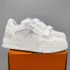 L Designer Virgil Casual Shoes Emed Treaker Triple White Pink Sky Blue Abloh Black zielone żółte dżinsowe trampki Mise Mise Women 506