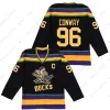 The Mighty Ducks Jersey 96 Charlie Conway 33 Greg Goldberg 99 Adam Banks 66 Gordon Bombay 44 Fulton Reed 21 Dean Portman Movie Hockey JE