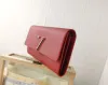 NEW Womens designer wallets luxurys Capucines purse woman metal switch long card holders flower letter small clutch with original box dust bag