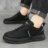 Seller Men Top Designer Leather Hot Supply Fashion Platform Oversized Men's Sneakers Black for Mens Casual Hiking Shoes Outdoor Sport Man Shoe Factory W32 26314 's s